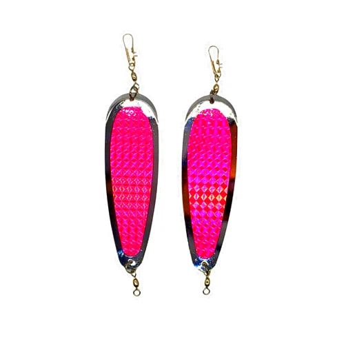 KOKOPROS Kokanee Salmon Finished Teardrop Flashers – Durable Fishing Flashers for Salmon & Trout Trolling – Vibrant Color & Design Variety – 2 Pack Options