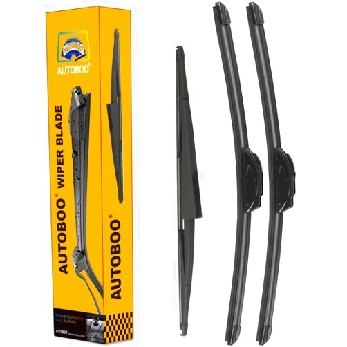 AUTOBOO OEM Windshield Wiper Blade Replacement for Ford Expedition Lincoln Navigator 2009-2016 Original Equipment All-Season Rear Wiper Blade Set 22+22+16 (Set of 3)