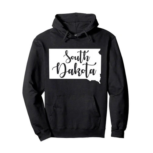 South Dakota SD 1889 Weißwedelhirsch South Dakotan South Dakota SD 1889 White Fridge Deer South Dakotan Pullover Hoodie