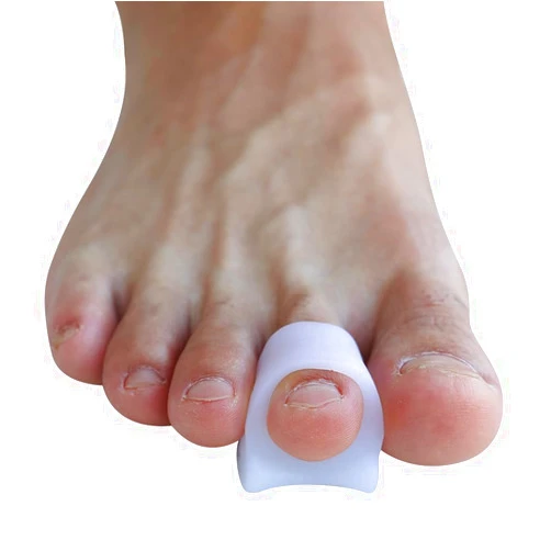 Pesalmon 12Pack Gel Hammer Toe Straightener Toe Splints Realign Bent, Curled, Crooked, Claw, Hammer Toes Hammertoe Corrector-white