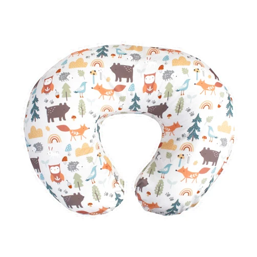 Boppy Nursing Pillow Cover, Spice Woodland, Cotton Blend, Fits The Original Support for Breastfeeding, Bottle Feeding and Bonding, Cover Only, Sold Separately