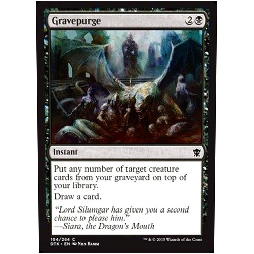 Magic The Gathering - Gravepurge (104/264) - Dragons of Tarkir