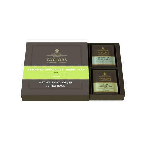 Taylors of Harrogate Assorted Green Teas, 20 Count (Pack of 1)