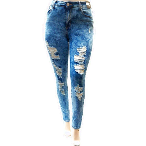 IVE JEANS by Jack David Jack David Women's Plus Size Stretch mid Rise Denim Jeans Pants