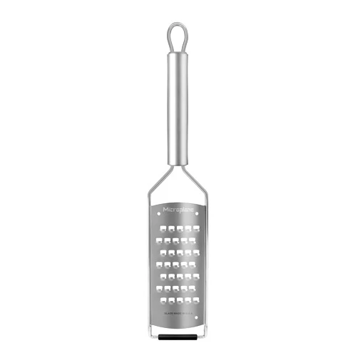 Microplane Professional Series Kitchen Grater Extra Coarse for Potato, Zucchini, Carrot, Apple, Cabbage and Cheese with Stainless Steel Blades - Made in USA