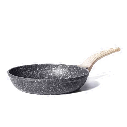 CAROTE Nonstick Frying Pan Skillet,Non Stick Granite Fry Pan Egg Pan Omelet Pans, Stone Cookware Chef's Pan, PFOA Free,Induction Compatible(Classic Granite, 8-Inch)