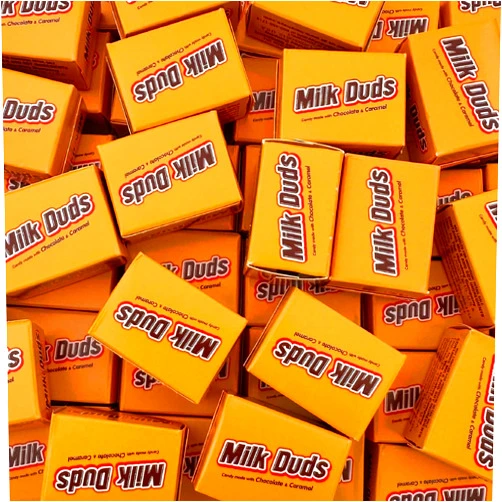 SUNNY ISLAND MilkDUDS Chocolate Caramel Candy | Snack Size Boxes | 2-Pound Bag