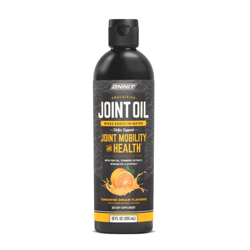 ONNIT Joint Oil - Emulsified Liquid Fish Oil to Support Joint Health and Mobility - Tangerine Flavor (12oz)