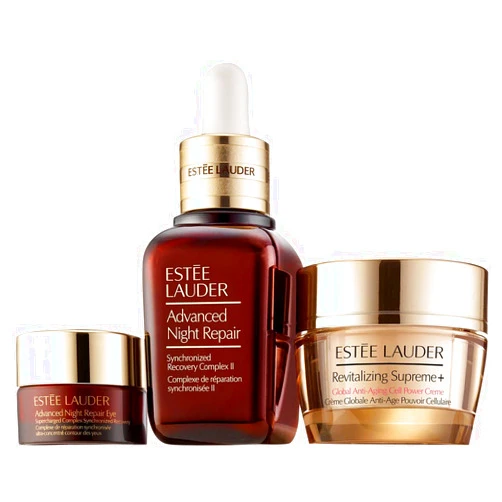 Estée Lauder Estee Lauder Advanced Night Repair Synchronized Recovery Complex II, 1 oz, Eye Supercharged Complex .17 oz. Revitalizing Supreme+ 0.5 oz, Set