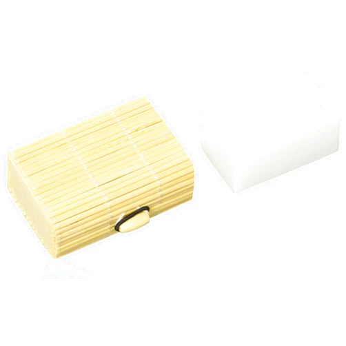 Thai Crystal Deodorant Unscented Stone In Bamboo Box. 0.24 Pounds