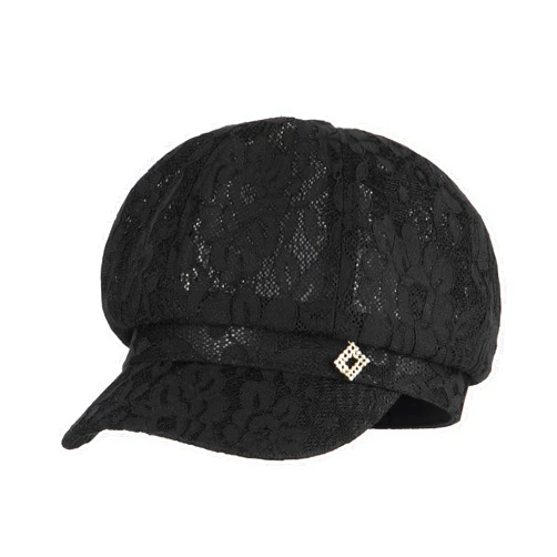 Danse Jupe Women Summer Fall Lace Newsboy Hat Paperboy Painter Cap Visor Beret
