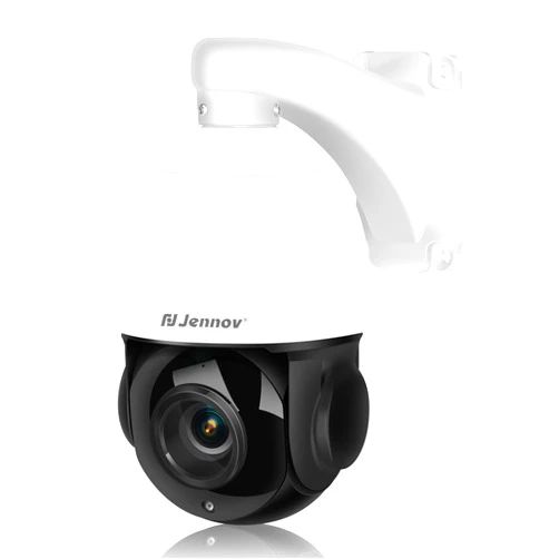 Jennov 4K 8MP Outdoor PTZ IP POE Camera with Pan Tilt 20X Optical Zoom & Human Detection, Speed Dome Security Camera with 320ft IR Night Vision, Auto Tracking, Hikvision Onvif Compatible
