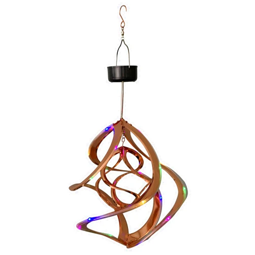 Red Carpet Studios The Original Helix Cosmix Spinner with Double LED Lights, 14-Inch, Copper