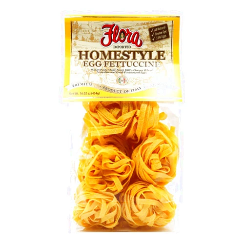 Flora Fine Foods Organic Homestyle Pasta (Homestyle Egg Fettuccine)