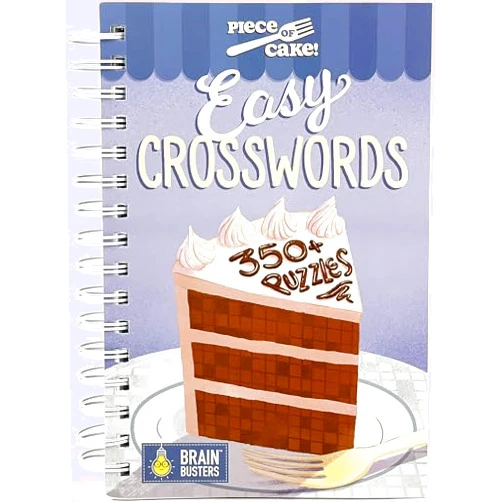 Parragon Books Piece of Cake: Easy Crossword Puzzle Book: Over 350 Crosswords (Brain Busters Puzzle Collection)