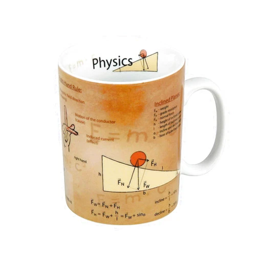 Konitz Physics Mugs of Knowledge, Brown, 33.2 x 23.2 x 14.2 cm