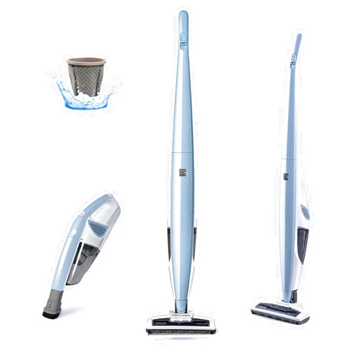 Kenmore DS1020 16V Cordless Stick Vacuum Lightweight 2-in-1 Handheld, LED Headlight with 2-Speed Power Control for Hardwood Floor, Carpet & Pet Hair, 16 Volts, Gray-Blue