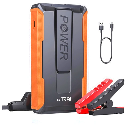 UTRAI T1 Car Jump Starter, 13200mAh 2000A Peak Portable Jump Starter Battery Pack for Up to 7.5L Gas & 5.5L Diesel Engines,12V Jump Box, Car Battery Charger Jump Starter Pack with Jumper Cable