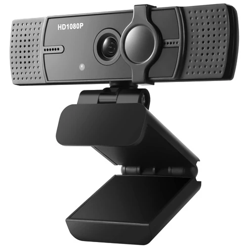 Cuwada Webcam with Microphone, No Distortion Privacy Cover 1080P USB Camera Plug Play Mic Full Ultra HD Web Camera Video Cam Calling Conferencing Streaming for PC/Desktop/Computer/Mac/Laptop/MacBook