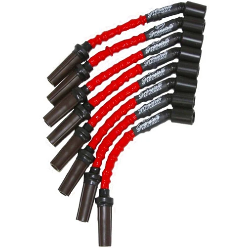 Granatelli Motorsports 28-1545HTR LT1 6.2L V-8 Hi-Perf C-N-P Ignition Wire Connector Kit, w/RED High Temp Silicone Jacketing