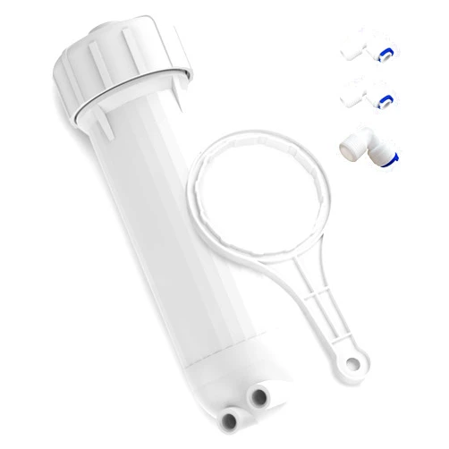 Membrane Solutions 3012 RO Membrane Housing Kit, Universal for Semi Commercial 200/300/400 GPD Reverse Osmosis Water Filter Systems, RO Filter Housing Wrench Fittings Set