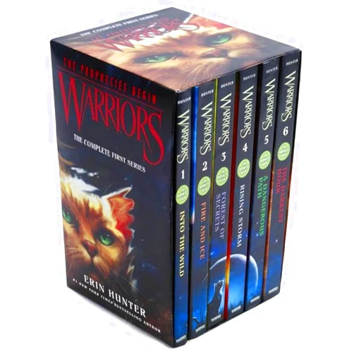 By Erin Hunter (Author) Warriors Box Set: Volumes 1 to 6: The Complete First Series (Warriors: The Prophecies Begin)