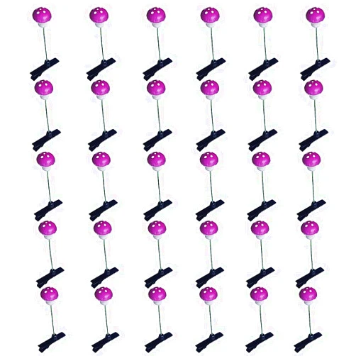 YO-yiHHG 30PCS Cute Mushroom Sprout Hair Clips for Women Girls, Creative Headwear Hair Accessories (Mushrooms Purple)