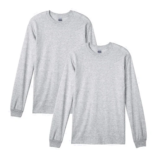 Gildan Adult DryBlend Long Sleeve T-Shirt, Style G8400, 2-Pack