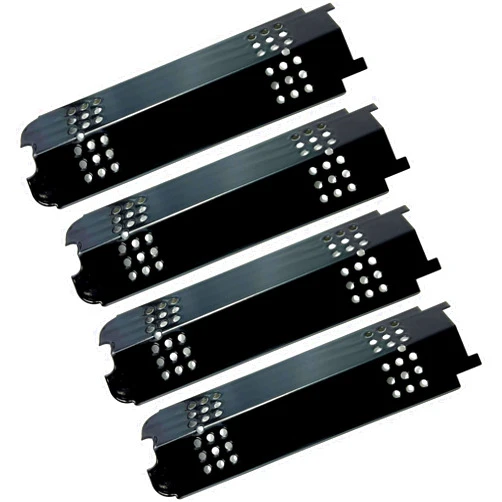 Direct Store Parts DP166 4pk 15 inch Porcelain Steel Heat Plate for Charbroil 463436215, 463439914, 466334613, 466342014 463436213, G432-0096-W1, Heat Tent Shield Deflector for Kenmore 16113, 16115