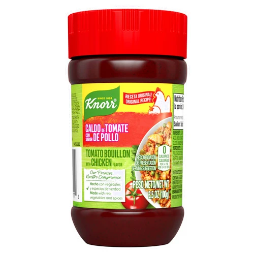 Knorr Granulated Bouillon Tomato Chicken 3.5 Oz, Pack of 24