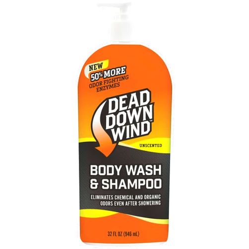 DEAD DOWN WIND Body & Hair Soap 32 oz Pump Top - Unscented - Hunting Scent Eliminators