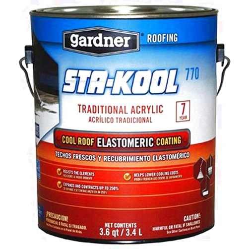Gardner-Gibson Gardner Series SK-7701 1G White Sta-Kool 770 Elastomeric Roof Coating