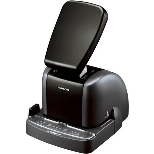 Kokuyo needle-free stapler tabletop black SLN-MSP110D