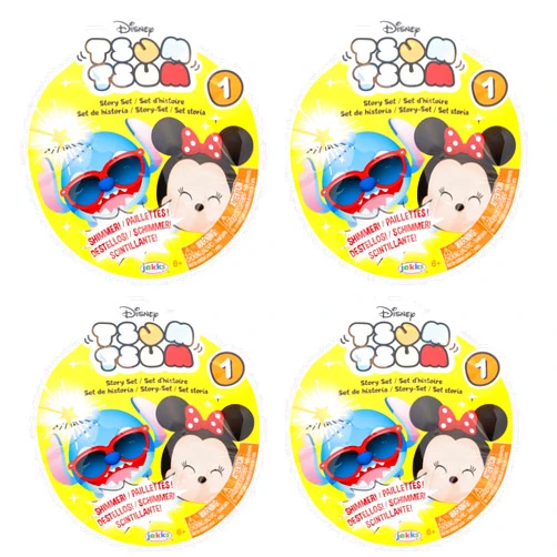TSUM TSUM Disney Tsum Tsum Disney Friends Mini Figures Story Sets in Blind Packs Includes 4 Blind Bags to Open from Wave #1