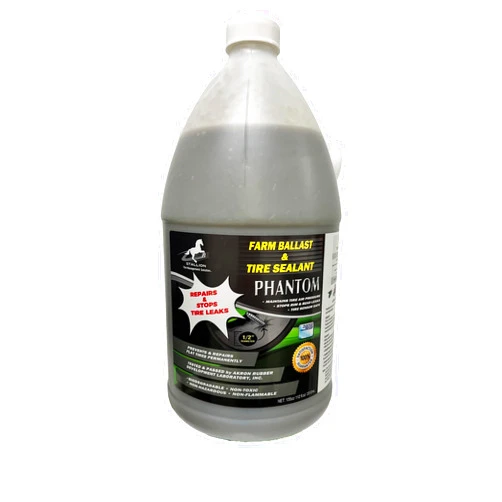 STALLION Tire Management Solution Phantom Farm Ballast and Tire Sealant - Superior Performance - Tire Repair - Stop Leaks – Extend Tire Life – All Weather – Slow Speed – ARDL Approved (1 Gal Jug, Phantom)