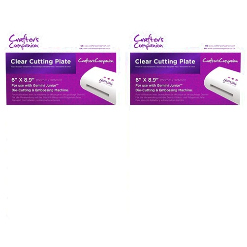 Gemini Junior Accessories - Replacement Clear Cutting Plate - Pack of 2