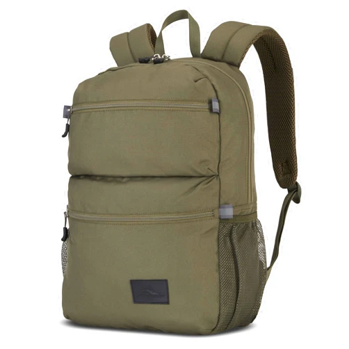 High Sierra Everclass Backpack - Travel or Work Laptop Bookbag with 360° Reflectivity, Dual Water Bottle Pockets & Fits Laptops Up To 15.6”, One Size, Olive