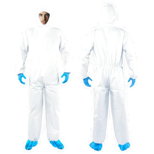 YIBER Hazmat Suits Disposable - Available in 7 sizes and 4 packaging specifications - Disposable Coveralls Suits Pressed From PPSB & PE Film