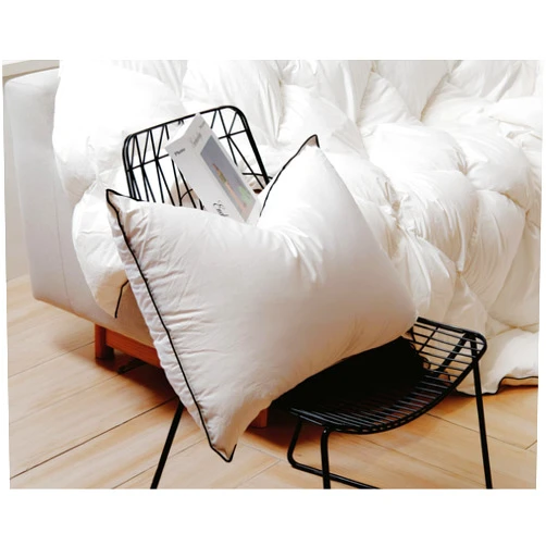 HYVIF Luxury Down Fiber Pillows Queen Size, Bed Pillows for Sleeping, Pillow for Back, Stomach or Side Sleepers (Modern 70, White, Standard (Pack of 2)) (Pure White 75, Queen (Pack of 2))