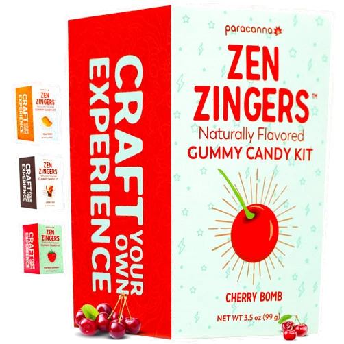 Paracanna Zen Zingers Cherry Bomb Gummy Making Kit