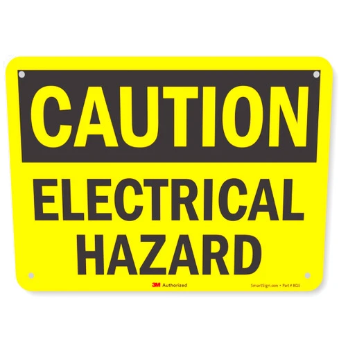 SmartSign “Caution - Electrical Hazard” Sign | 7