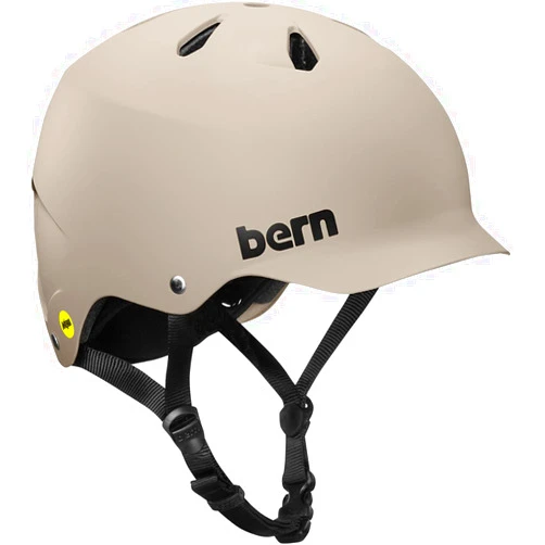 Generic Bern Helmets | Watts EPS Small-Medium-Large | Models Matte Sand and Matte Black | Skate and Skateboarding Helmet