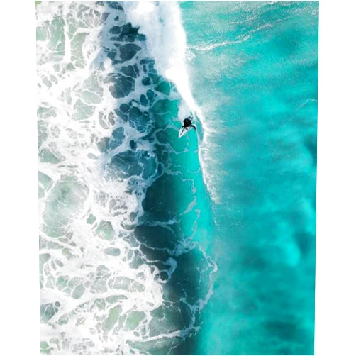 KASDBOPA CLASSIC VINTAGE DECORAerial sport action shot of a surfer at sunrise riding a wave in a blue ocean in Sydney, Australia Bondi Beach Aerial sport action shot of a surfer at sunrise riding a wave in a blue ocean in Sydney, Australia Bondi Beach beautiful landscape stock pictures Wall Art Decor Tin Sign-8x12inch