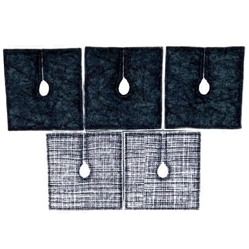 Cutie Button Pads Tracheostomy Dressing 5 Pack Pads G/J Tube 3 1/2 by 3 1/2