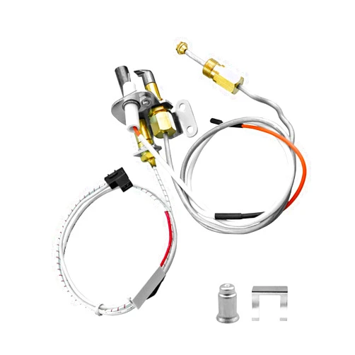 HUFEWU Water Heater Natural Gas Pilot Assembly Fit for Bradford White Honeywell Nat 17/26 Water Heater CS8840A1-104, Thermocouple Pilot Spark lgnitor Kit Replace 233-47845-05 415-47845-05
