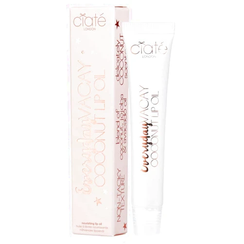 Ciate London Ciaté London Everyday Vacay Coconut Lip Oil, Hydrating, Nourishing, Natural Glossy Finish