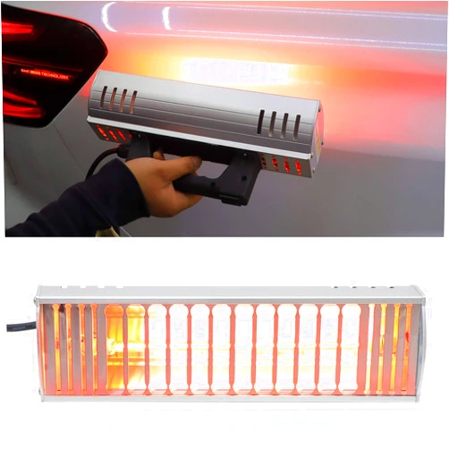 MFUZOP Shortwave Infrared Paint Curing lamp,1000W 110V Handheld Infrared Paint Baking Lamp, Portable Heater Paint Dryer Lamp for Car Body Repair