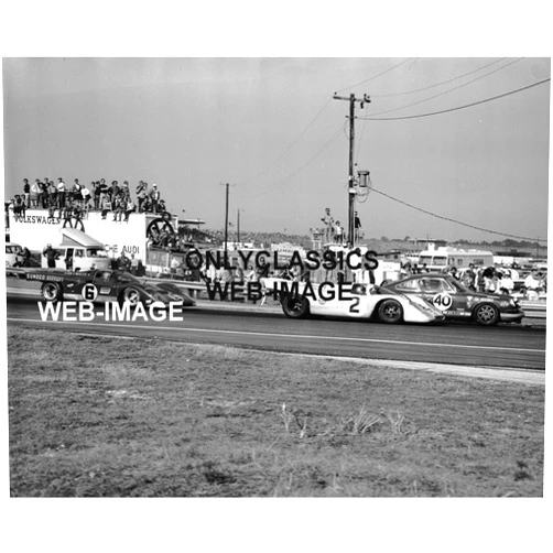 Schneider Electric OnlyClassics 1971 Daytona 24 Hour AUTO Racing Mark Donohue SUNOCO Gas -Ferrari -Porsche Photo