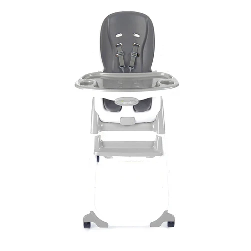 Ingenuity SmartClean Trio Elite 3-in-1 Convertible Baby High Chair, Toddler Chair, and Dining Booster Seat, For Ages 6 Months and Up, Unisex - Slate