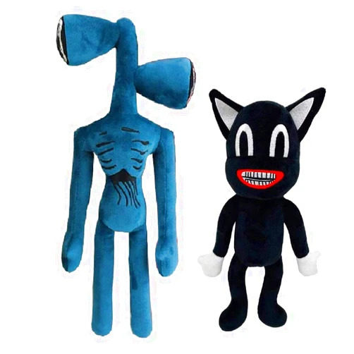 POPRORE Siren Head Plush Toys Cartoon Dog Cartoon Cat Plush Toys for Boys and Girls Home Party Gift Birthday Gift(Blue)